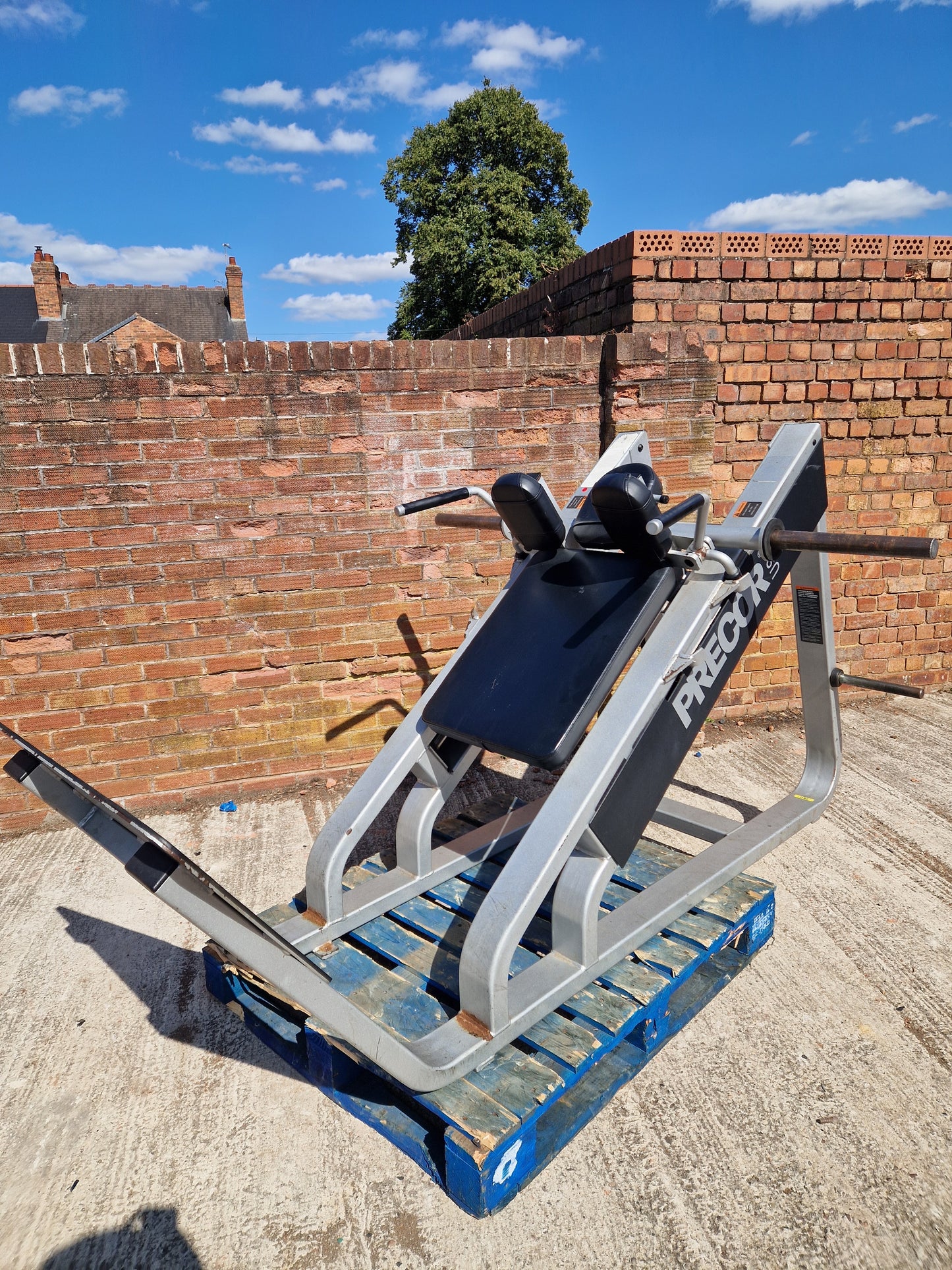 Precor Icarian Hack Squat Machine Commercial Gym Equipment