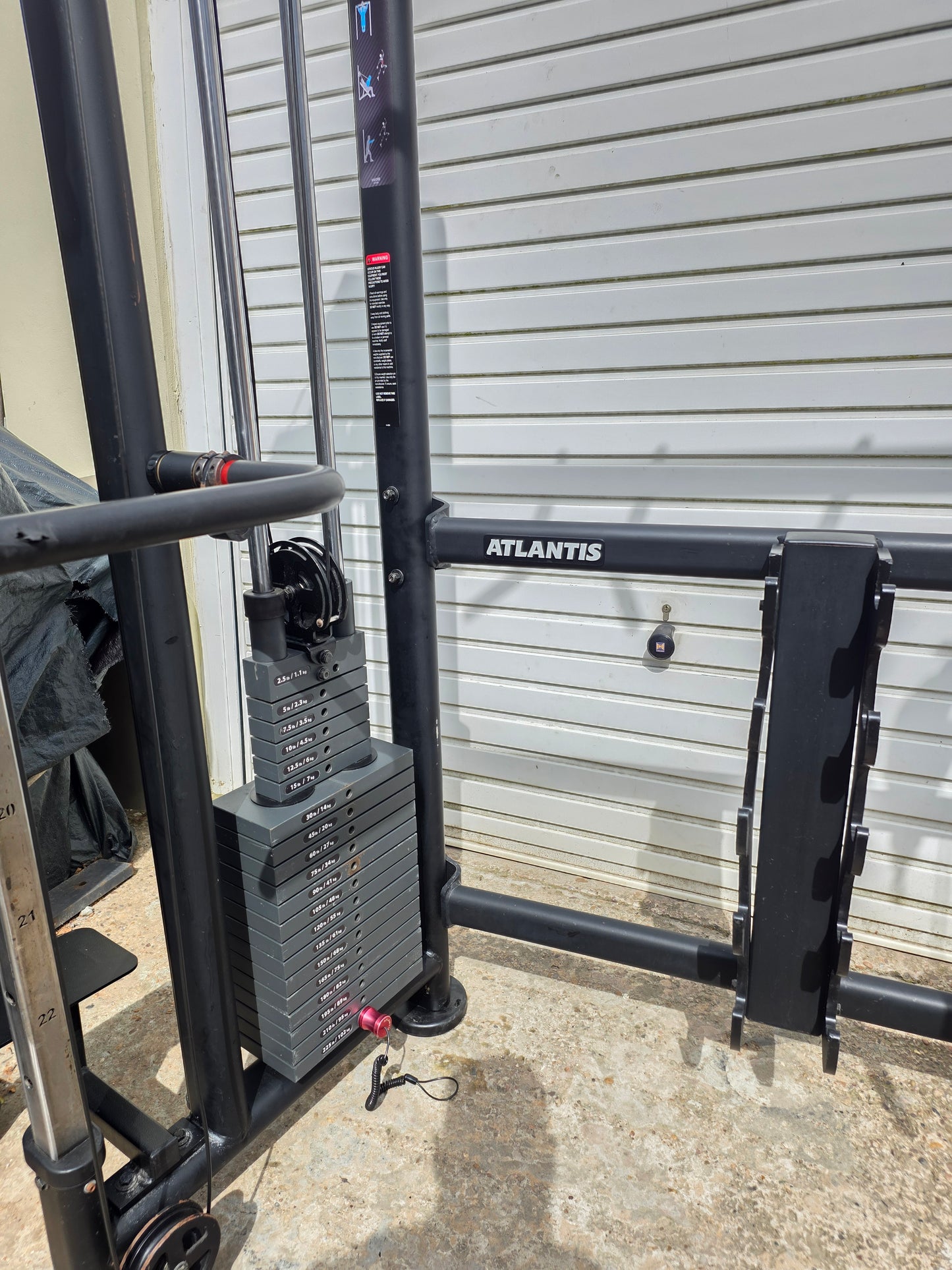 Atlantis Dual Adjustable Pulley Machine Commercial Gym Equipment
