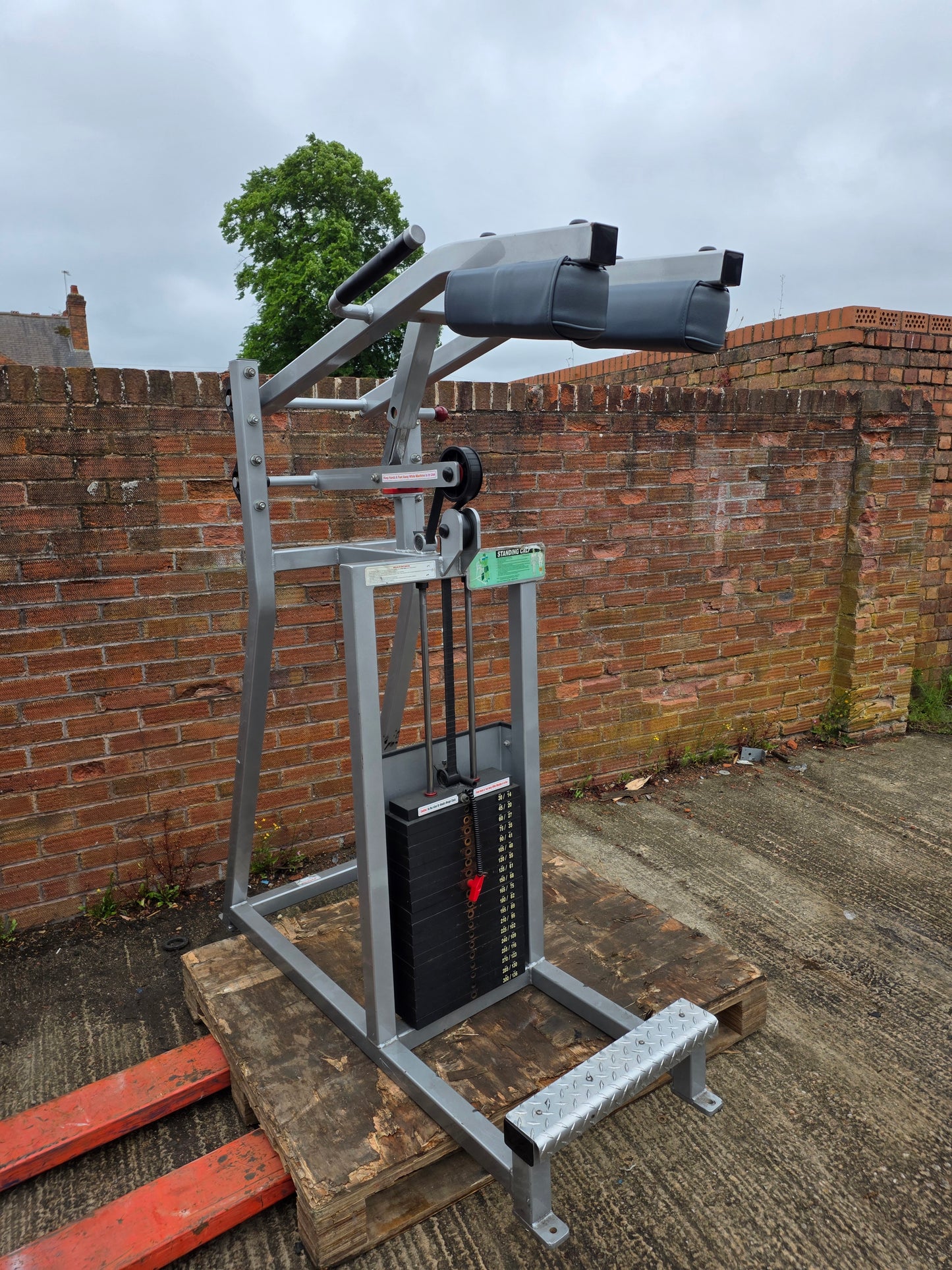 Flex Fitness Standing Calf Raise Machine Commercial Gym Equipment