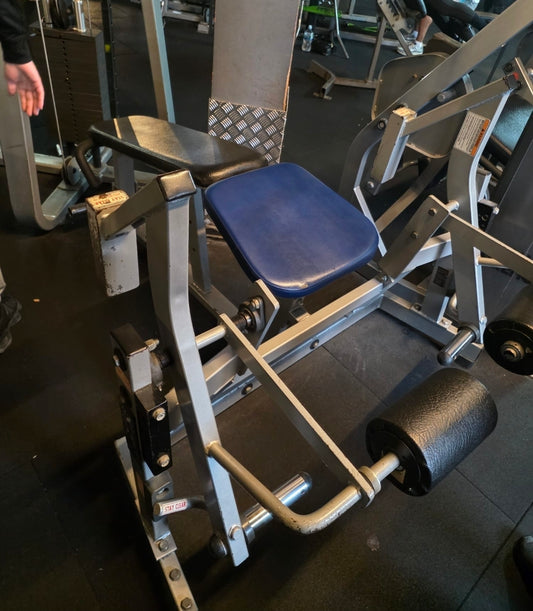 Hammer Strength Plate Loaded Lying Hamstring Curl Machine Commercial Gym Equipment