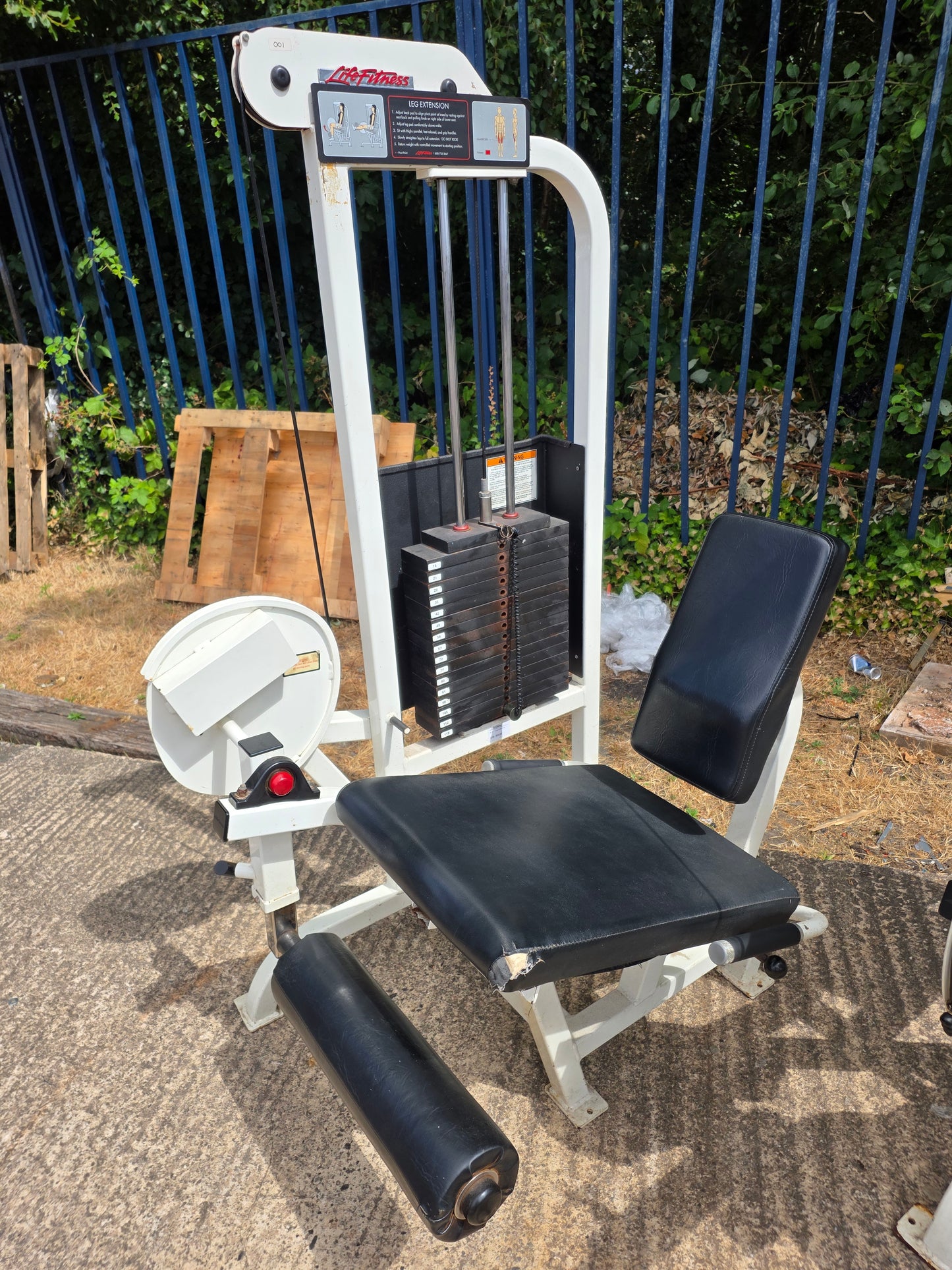 X2 Life Fitness Pro 1 Leg Extension & Seated Hamstring Curl Machine Commercial Gym Equipment