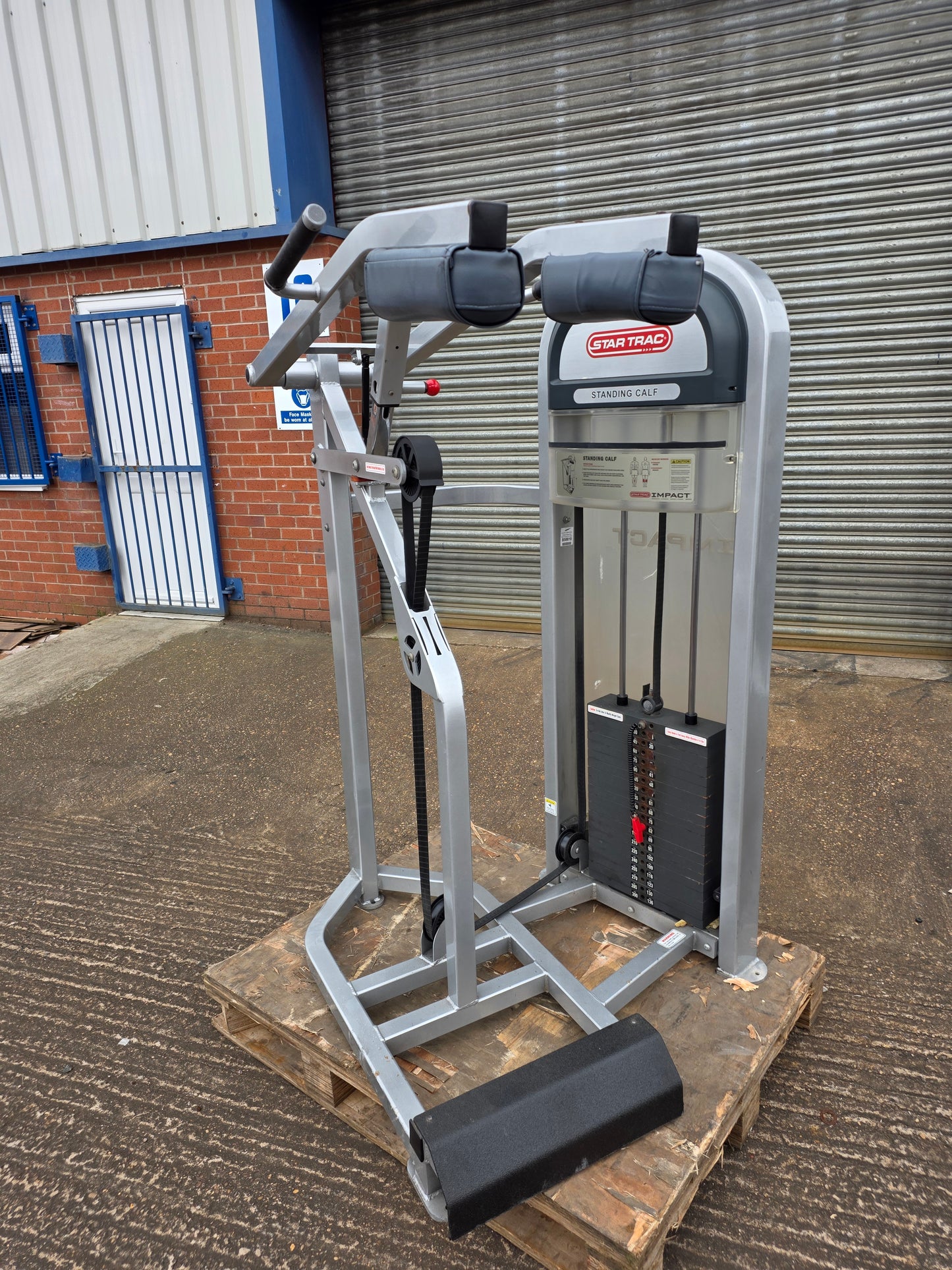 Star Trac/Flex Standing Calf Raise Machine Commercial Gym Equipment