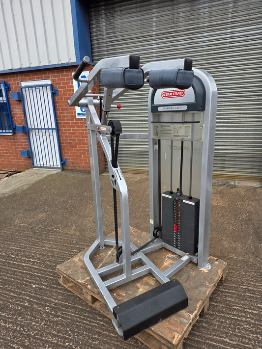 Star Trac/Flex Standing Calf Raise Machine Commercial Gym Equipment