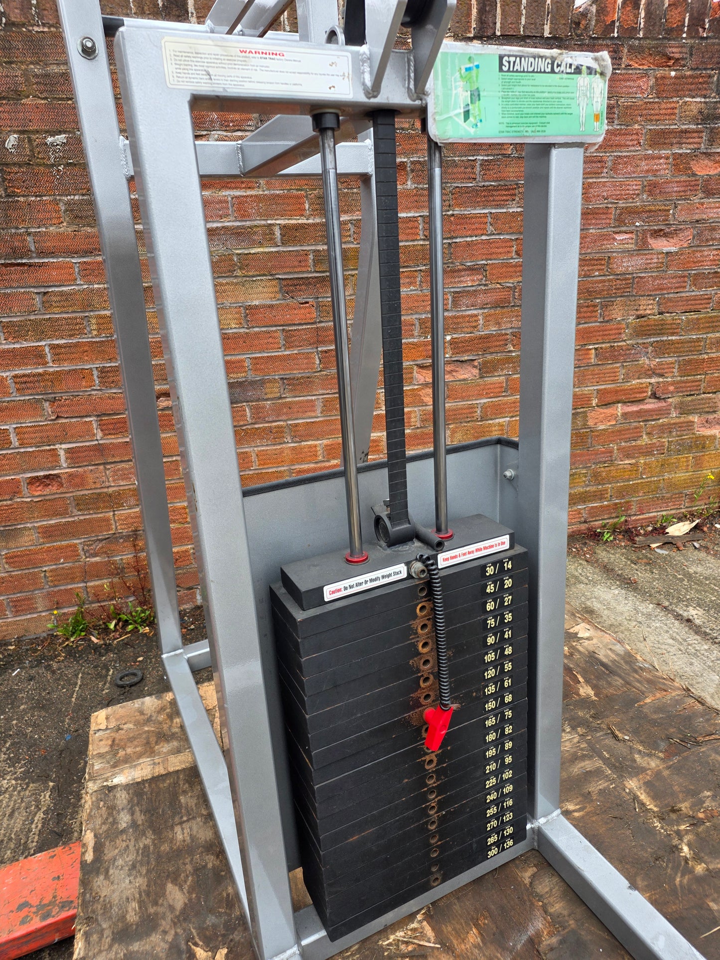 Flex Fitness Standing Calf Raise Machine Commercial Gym Equipment