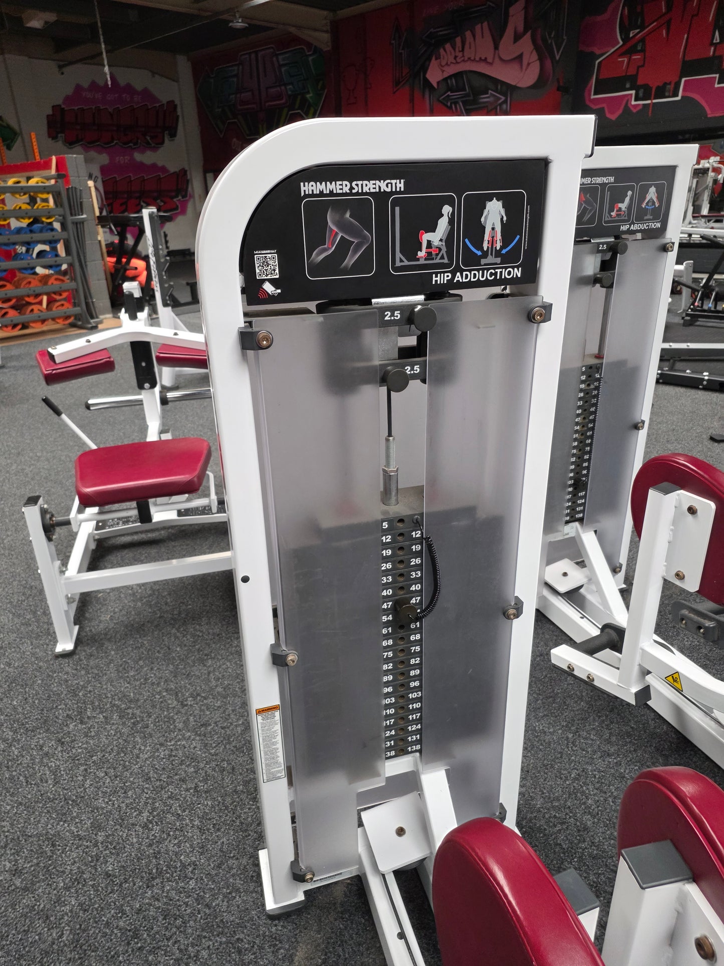 X2 Hammer Strength Hip Abductor & Adductor Machine Commercial Gym Equipment