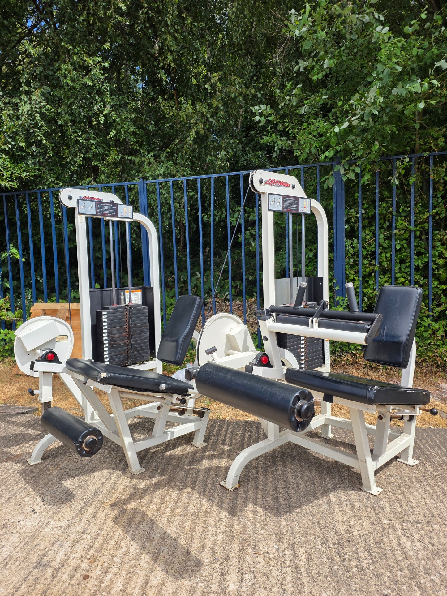 X2 Life Fitness Pro 1 Leg Extension & Seated Hamstring Curl Machine Commercial Gym Equipment