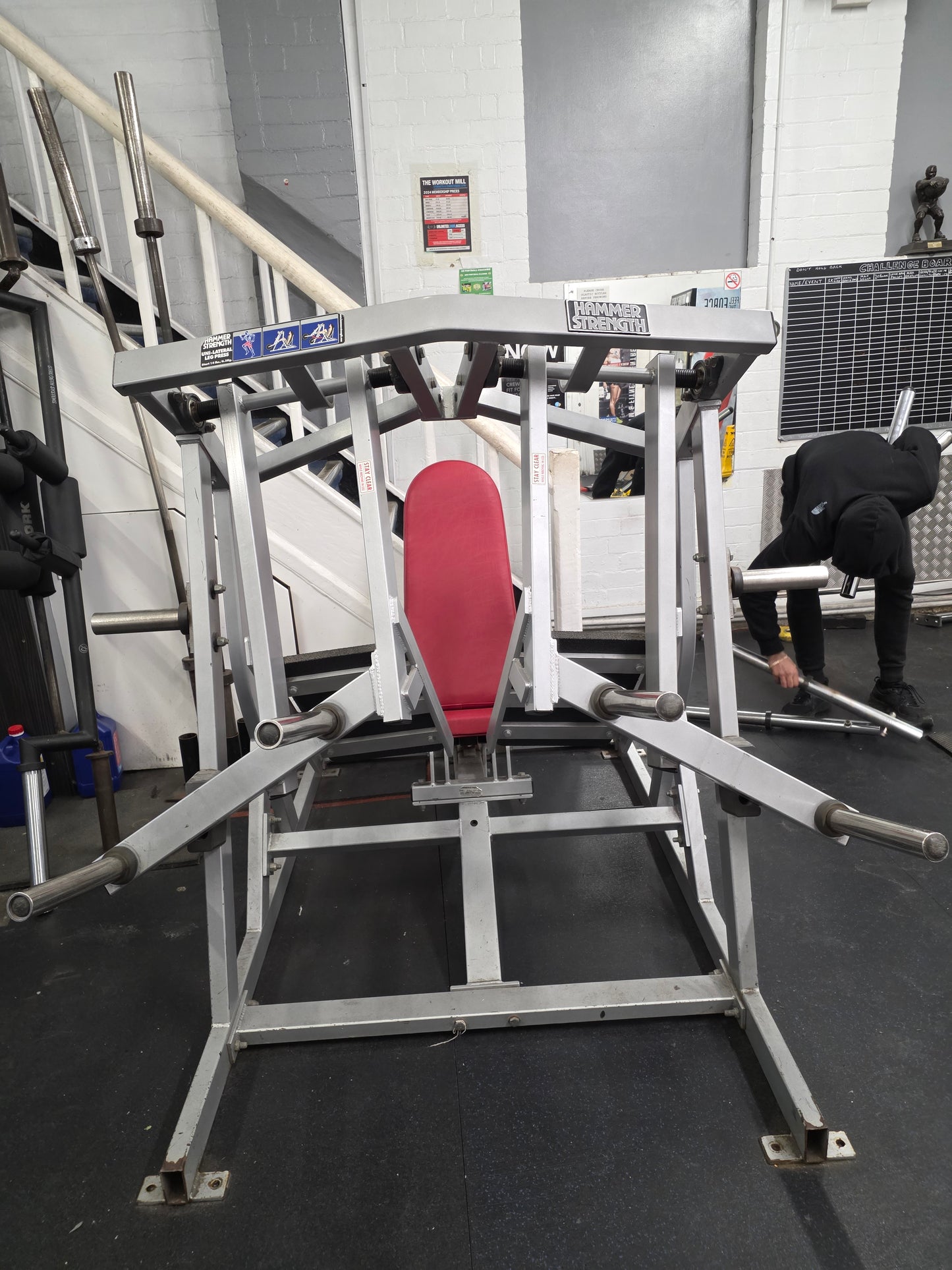 Hammer Strength ISO Hip Press Machine Commercial Gym Equipment