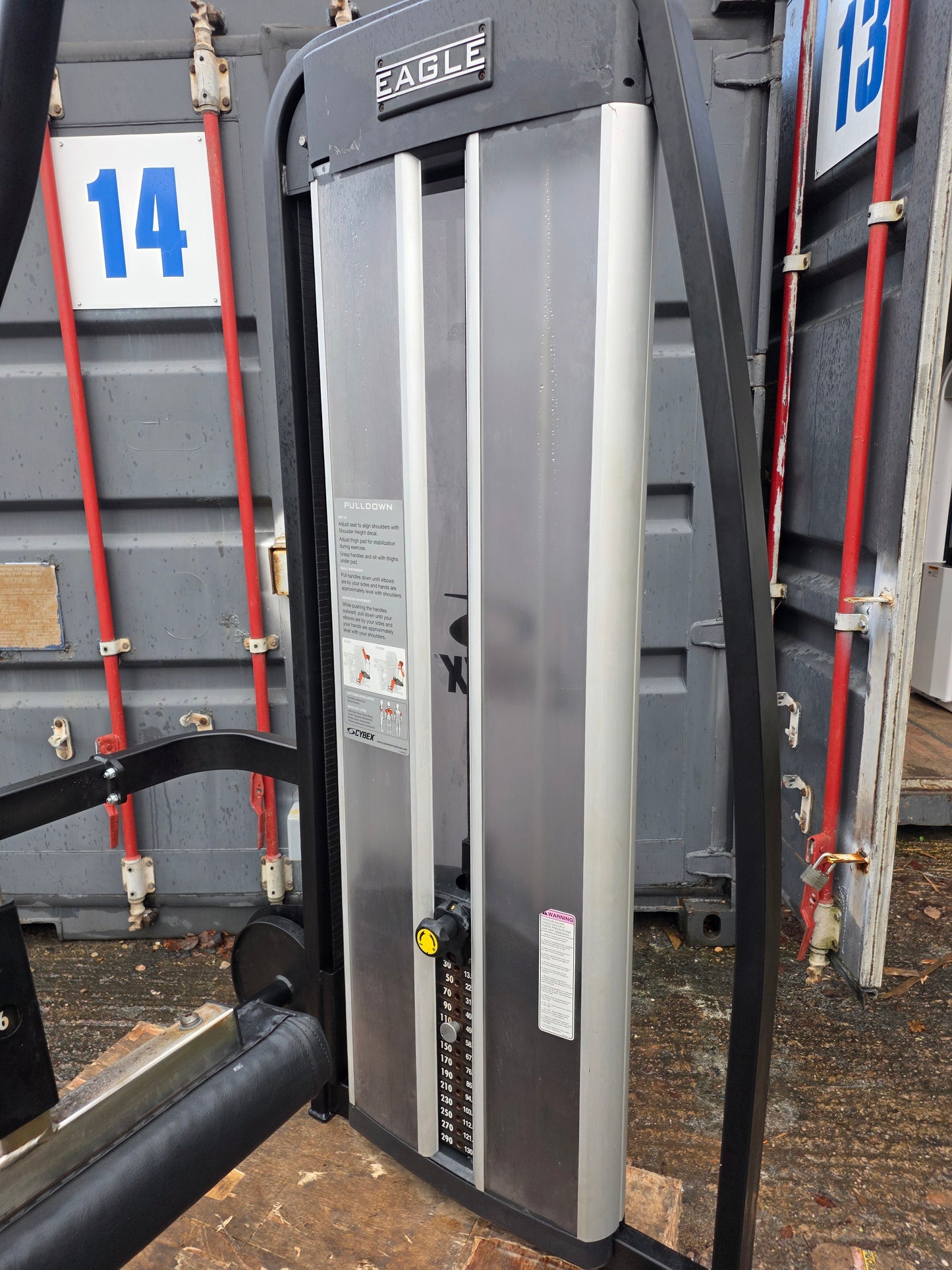 Cybex Eagle Lat Pulldown Machine Commercial Gym Equipment