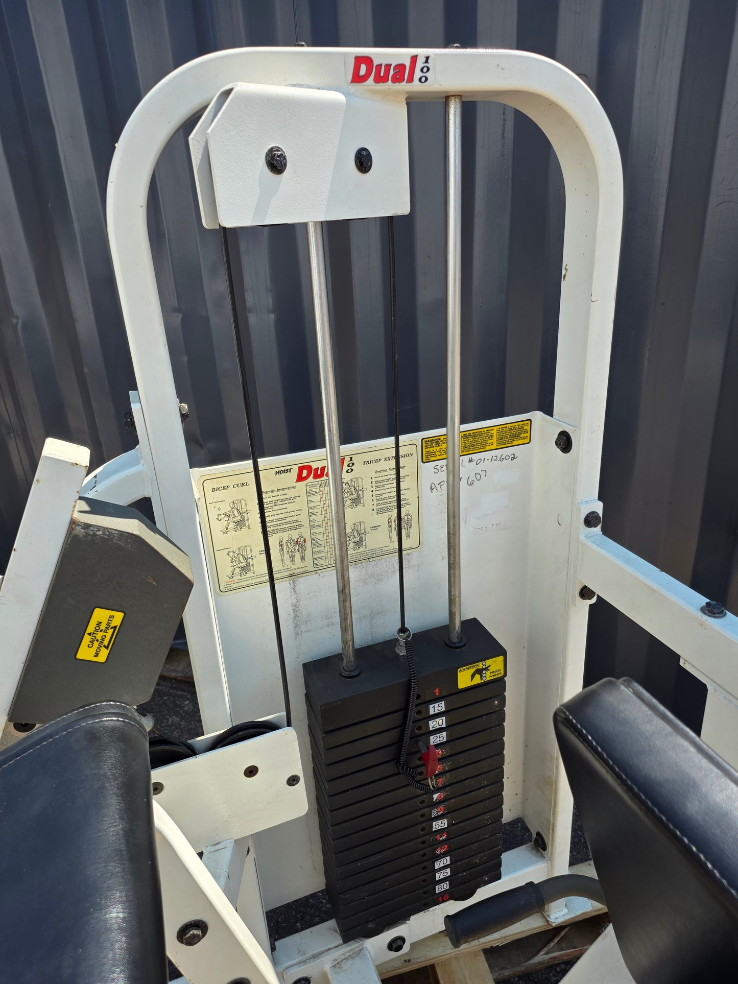 Hoist Dual Bicep & Tricep Extension Machine Commercial Gym Equipment